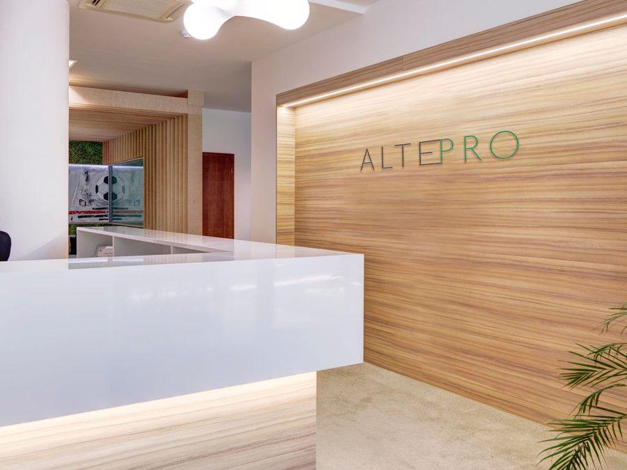 Reception of the ALTEPRO offices in Prague